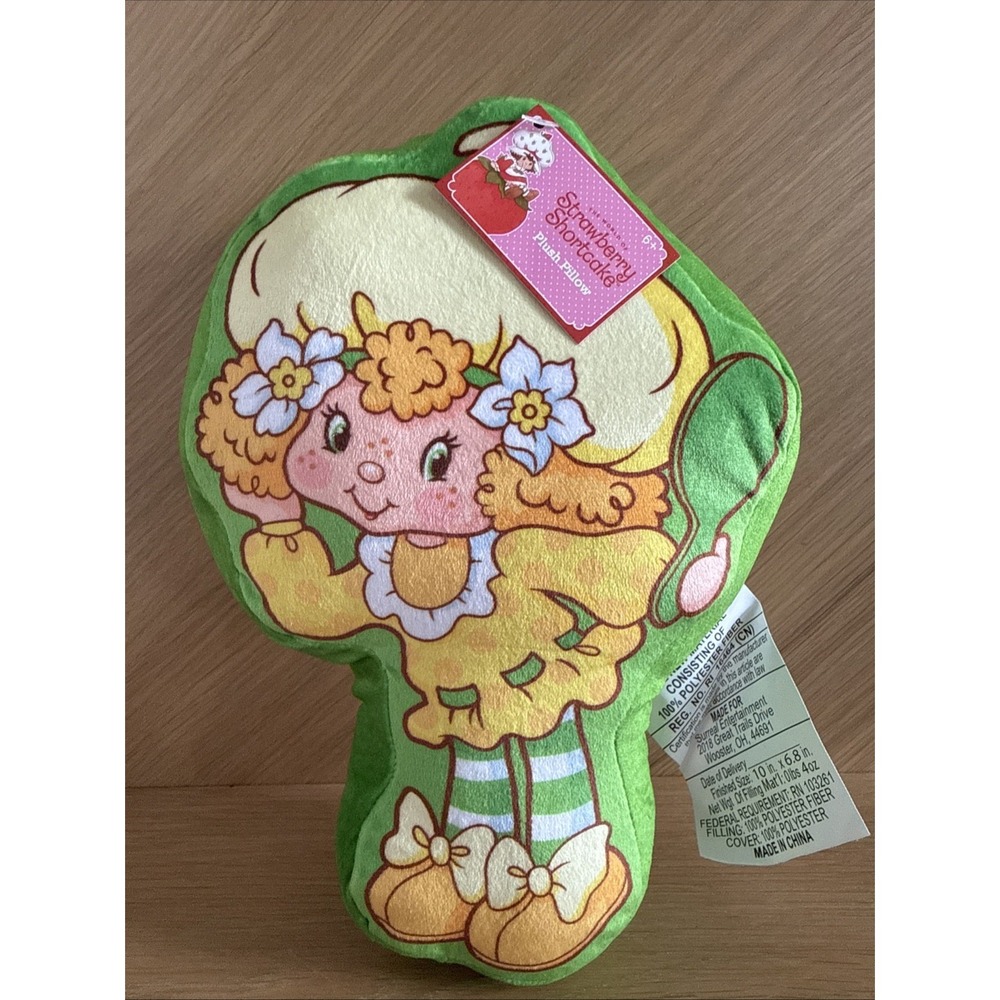 Strawberry Shortcake Lemon Meringue Plush Pillow Vintage 80s Style Toy